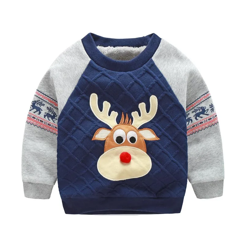

2017 New winter Brand Children cotton thick T shirt baby boys girls cartoon outerwear hoodies Sweatshirts coat warm 2-7 years