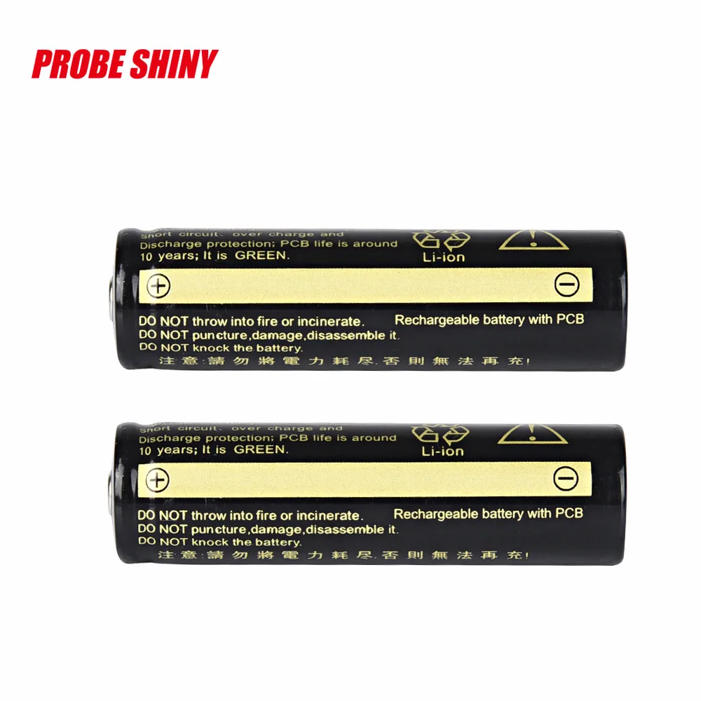 Sale 2pcs 18650 3200mAh 3.7v Li-ion BRC Rechargeable Battery For LED Flashlight Torc Rechargeable Battery Cell for MP3 RC Toys led 3