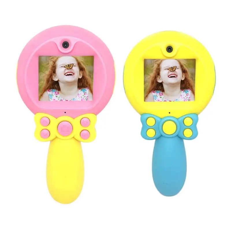 

VODOOL Kids Photo Camera 2.0 inch Color Display Cute Children Portable 3MP Dual Lens Video Camcorder Gift match with 32G card