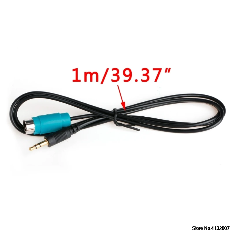 

High Quality ALPINE KCE-236B FULL SPEED MP3 3.5mm Aux Jack Audio Adapter For iPOD MP3 PSP 828 Promotion