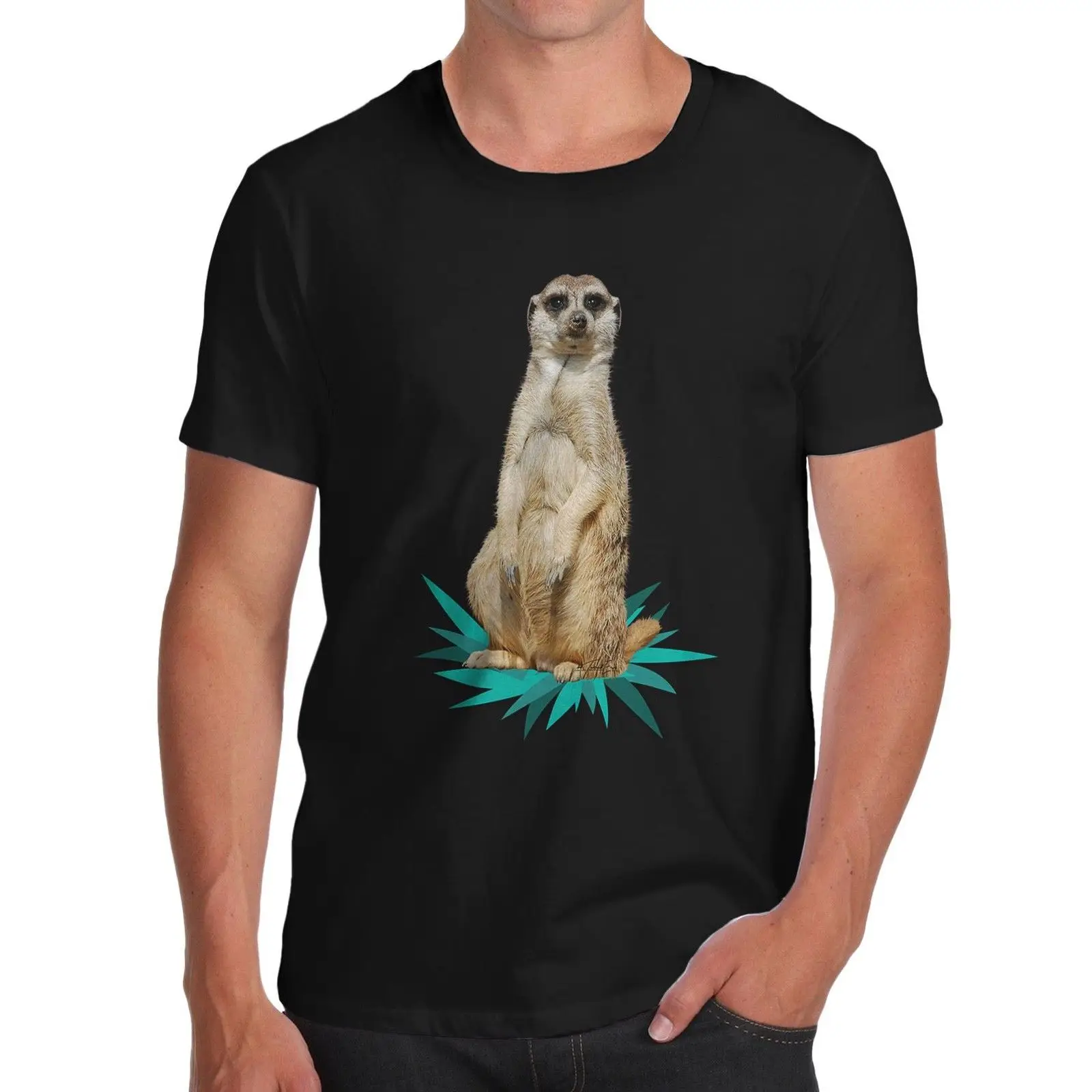 2018 Мужская забавная футболка Meerkat | одежда