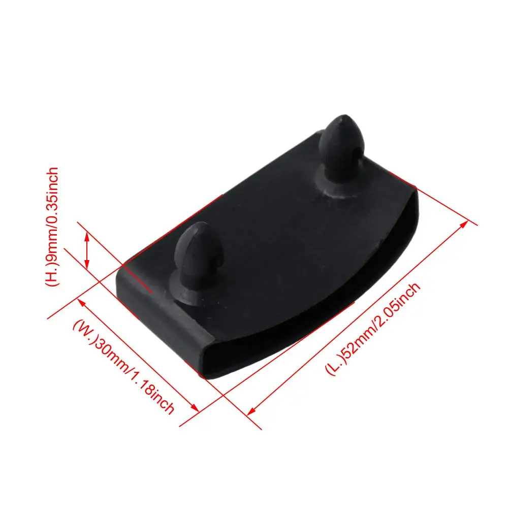 

50Pcs Black Single End Caps Bed Slat Holders Contains Replacement for Holding and Securing Wooden Slats on The Bed