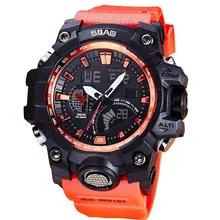 Aimecor новые модные студенческие спортивные часы мужские водонепроницаемые спортивные часы ударные цифровые электронные винтажные часы дропшиппинг