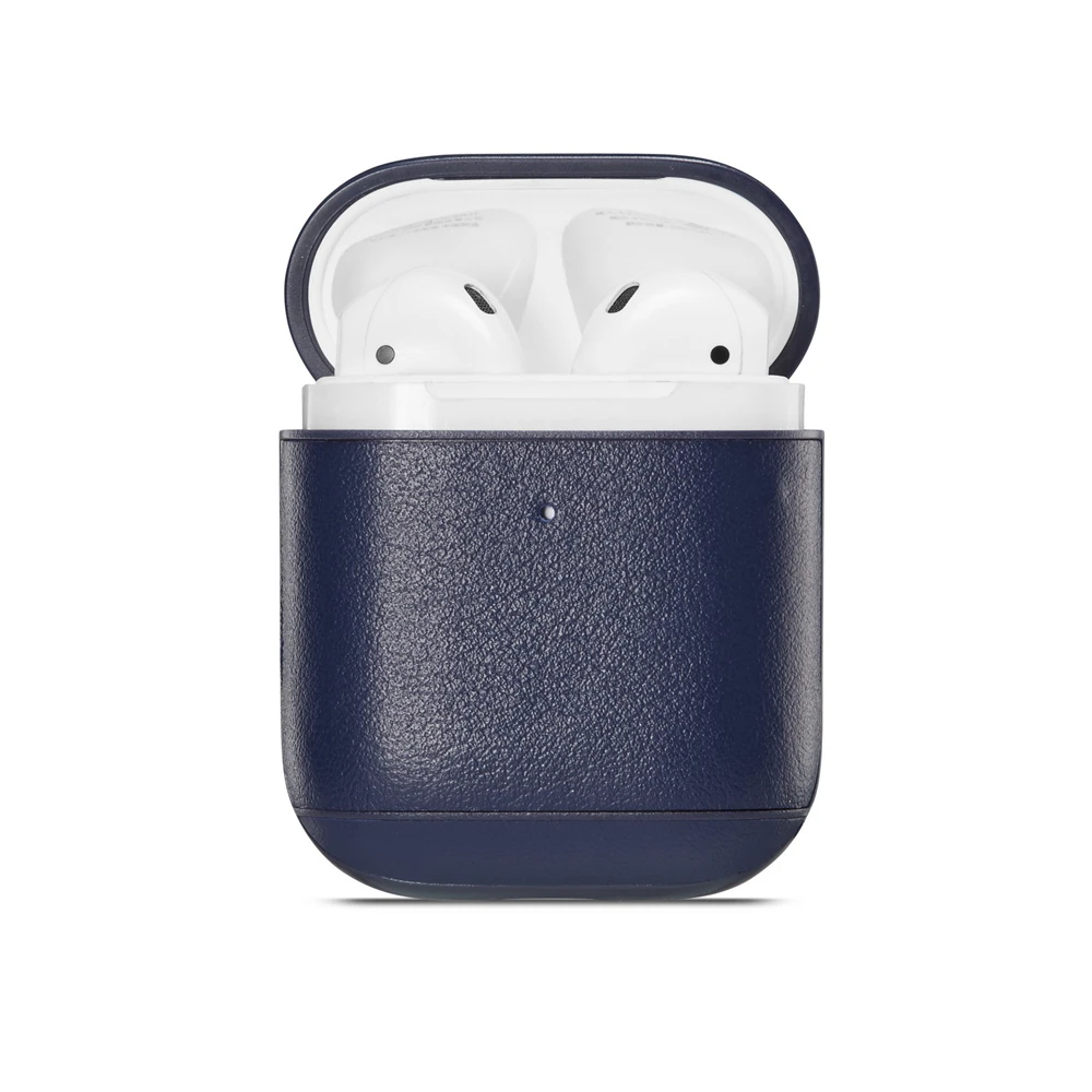 Для AirPods чехол из кожи высокого качества Беспроводные наушники защитный