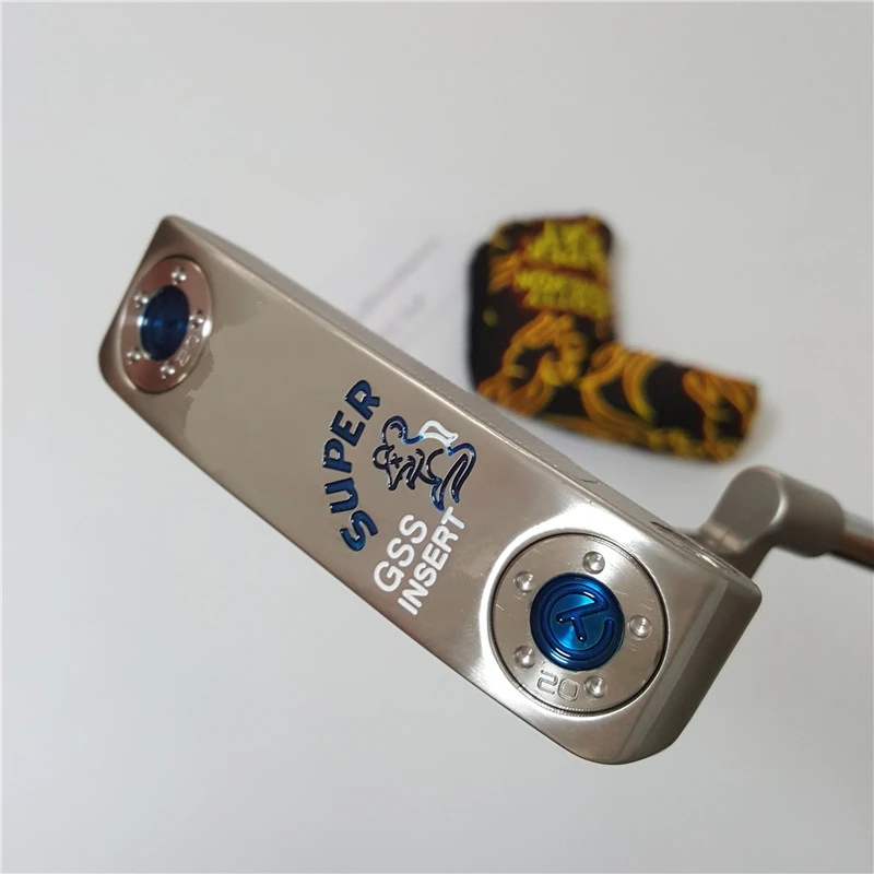 Super Rat Golf Putter Green Color GSS INLAY Tour Only Golf Club Putters Iron wedge driver Bagin