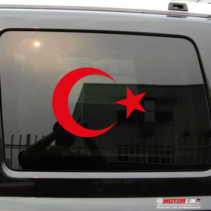 Flag of Turkey Decal Sticker Car Vinyl pick size color no
