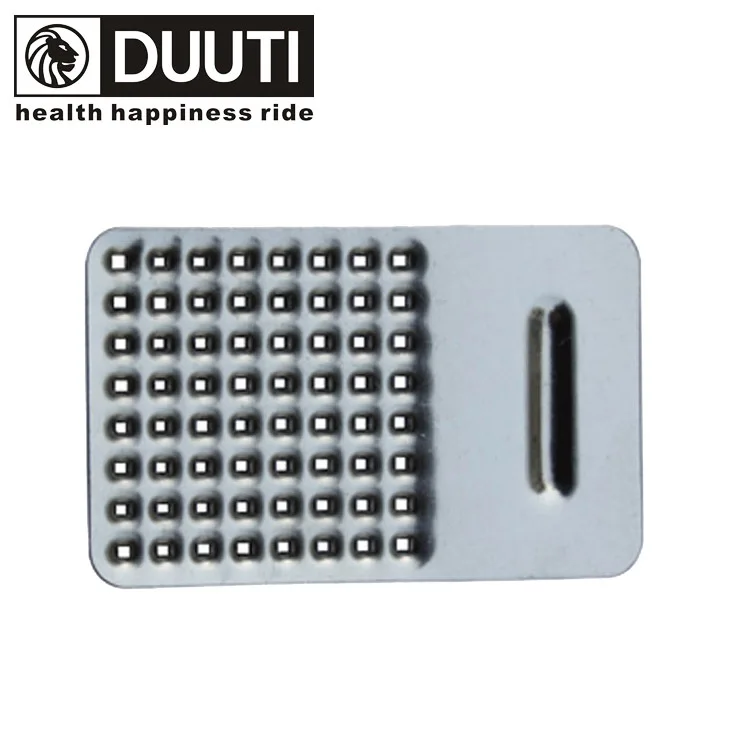 Best 1 Piece DUUTI Bicycle Tire Fix Accessories Stainless Steel File Portable Bicycle Repair Tools 35*22mm 1.7g Durable Grater 2018