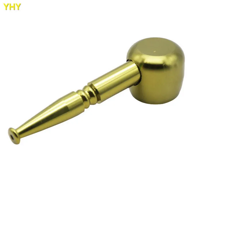 3.9inch Pot Metal Smoking Pipe Tobacco Dry Herbal Cigarette Cigar Pipe Tool Accessories Filter Tips Holder 6 Colors  07