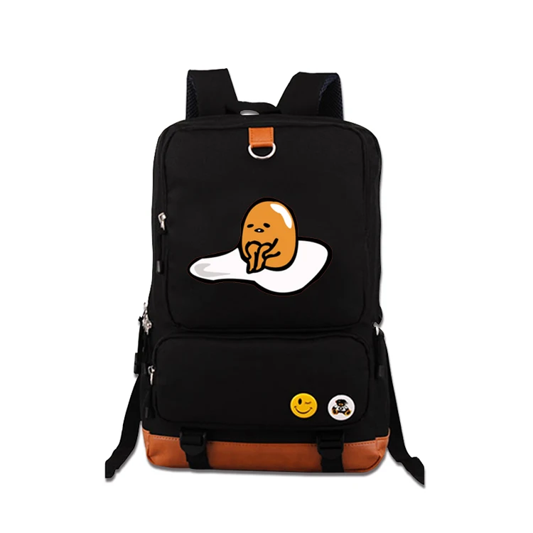 Kimikoy Gudetama Lazy Egg Backpack Rucksacks Student School Travel Bags