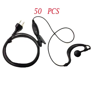 

50PCS For Midland Radio for LXT GXT 75-810 75-786 75-785 75-510 75-501 G-Shape Earpiece Headset PTT MIC New