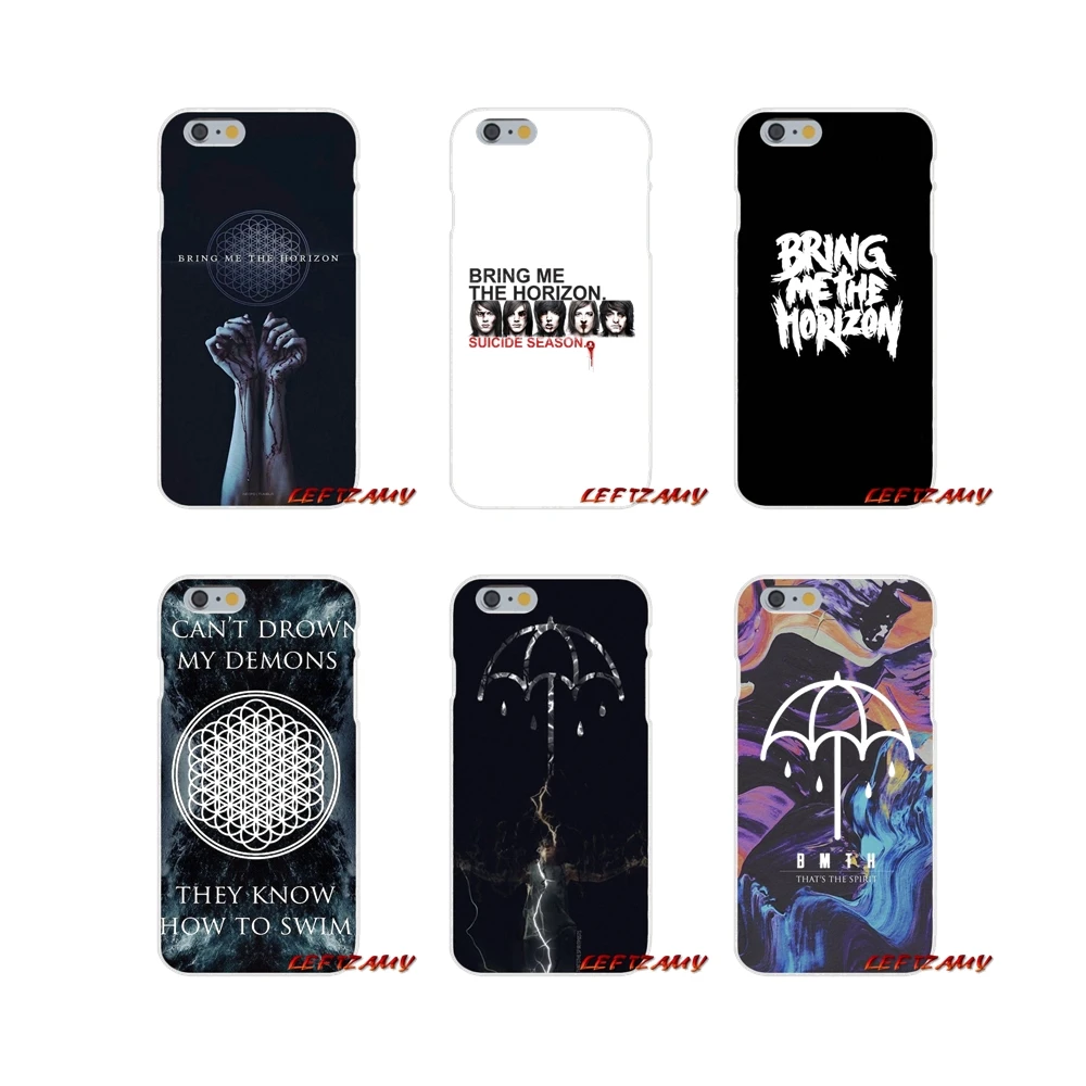 Аксессуары чехлы для телефонов Samsung Galaxy S4 S5 MINI S6 S7 edge S8 S9 S10 Plus Note 3 4 5 8 9 bring me the horizon