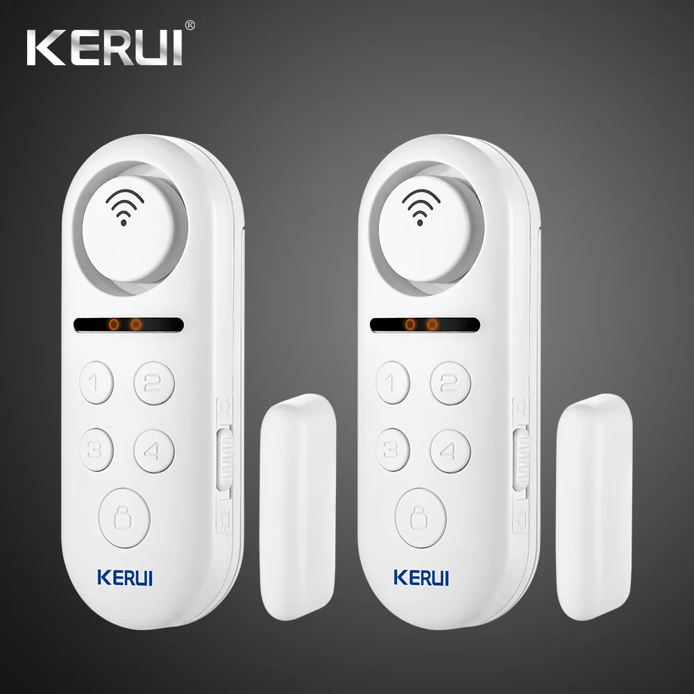 KERUI WD3 Wi-Fi дверная сигнализация Система управления приложением домашняя охранная сигнализация 120дБ датчик окна пароль охранная сигнализация система безопасности - Color: Green