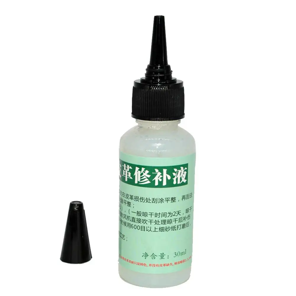 30ml Auto Car Seat Sofa Leather Repair Coats Holes Scratch Tools Liquid Leather Repair Kit Car Sofa Holes Repairing Accessories