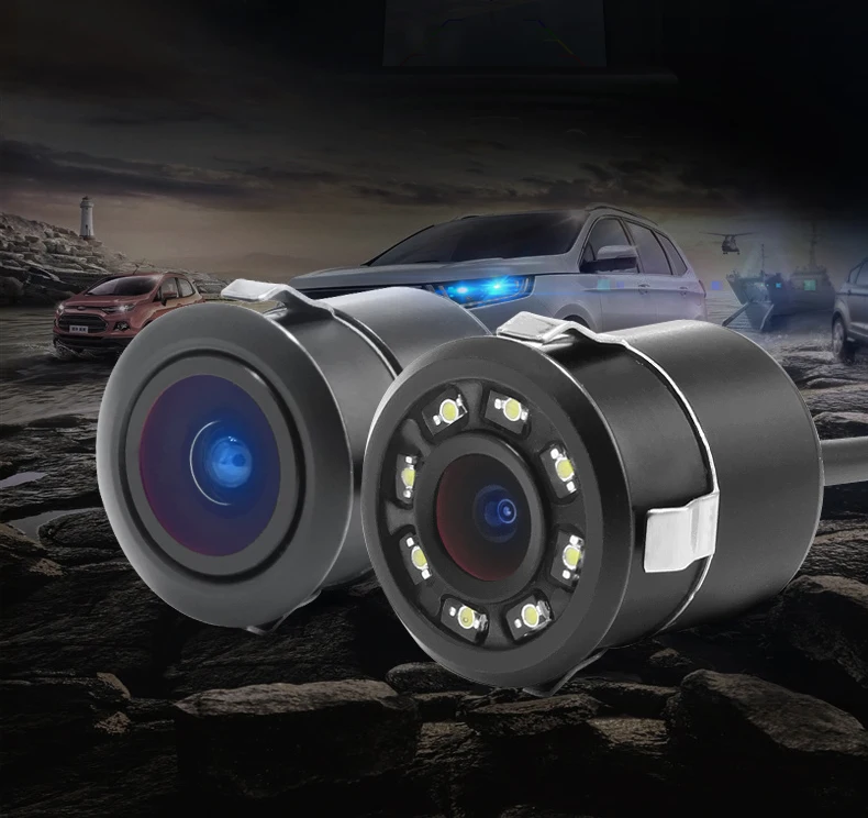 

JSTMAX 18.5mm Rearview HD CCD Waterproof Car Rear Camera Backup Reverse Camera Parking Assist Colorful Display NTSC/PAL