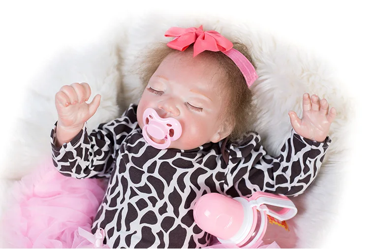 Reborn baby силиконовые куклы 20 &quot48 см Поддельные Детские настоящие спящие игрушки