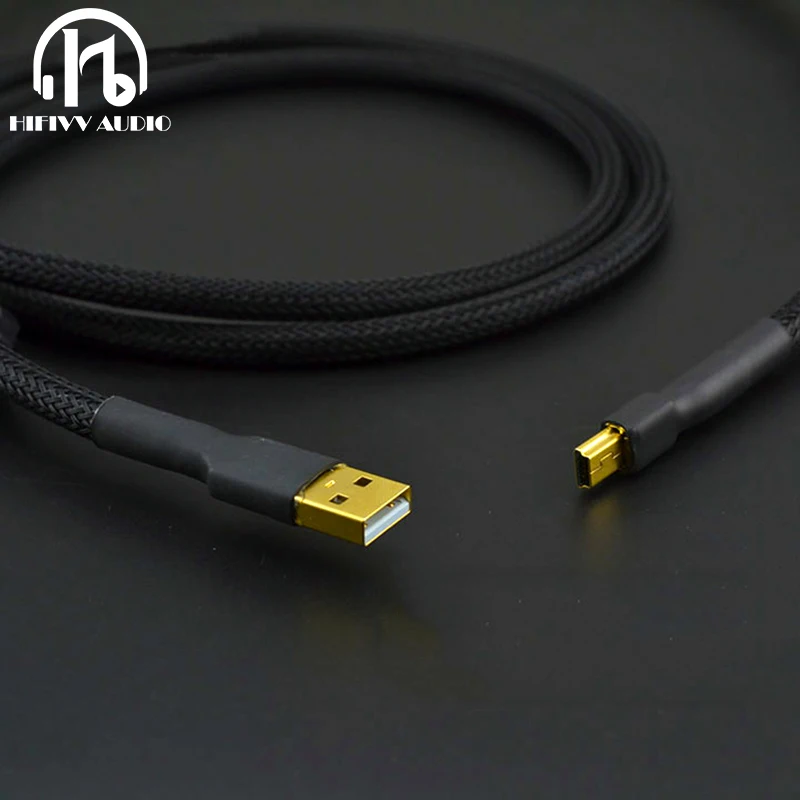 OTG usb линия hifi USB кабель двойное магнитное кольцо позолоченный усилитель ЦАП кабель USB A к MINI USB