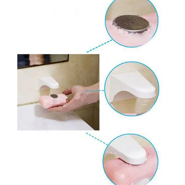 Магнитный контейнер-держатель для мыла для дома и ванной комнаты, настенный держатель для мыла