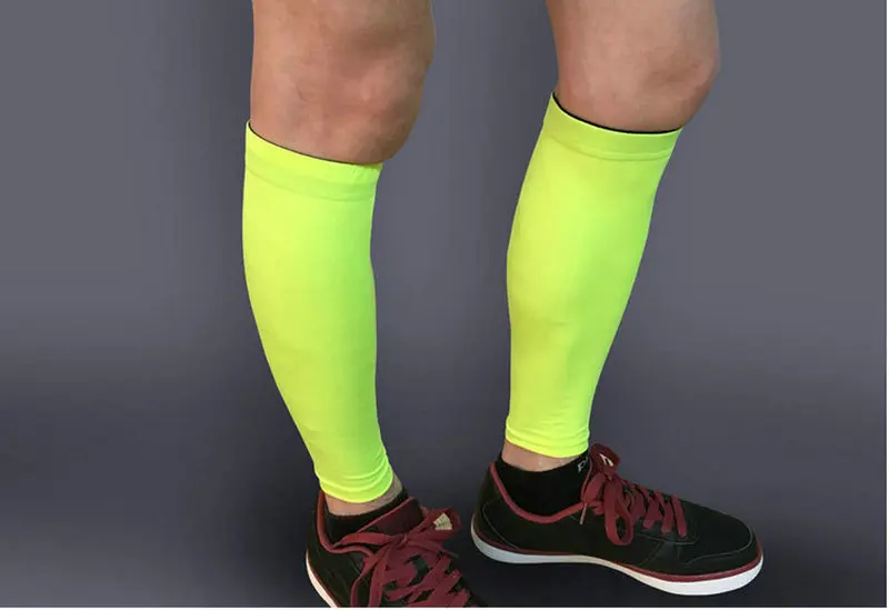 Компрессионные уличные дышащие походные гетры спортивные велосипедные носки гетры Футбольные охотничьи гетры Футбольные легинсы - Цвет: Зеленый