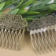 Новинка, винтажная модная расческа для волос, украшение для волос, очаровательные женские заколки для волос с цветами, заколки, заколки, ретро аксессуары для волос, сделай сам
