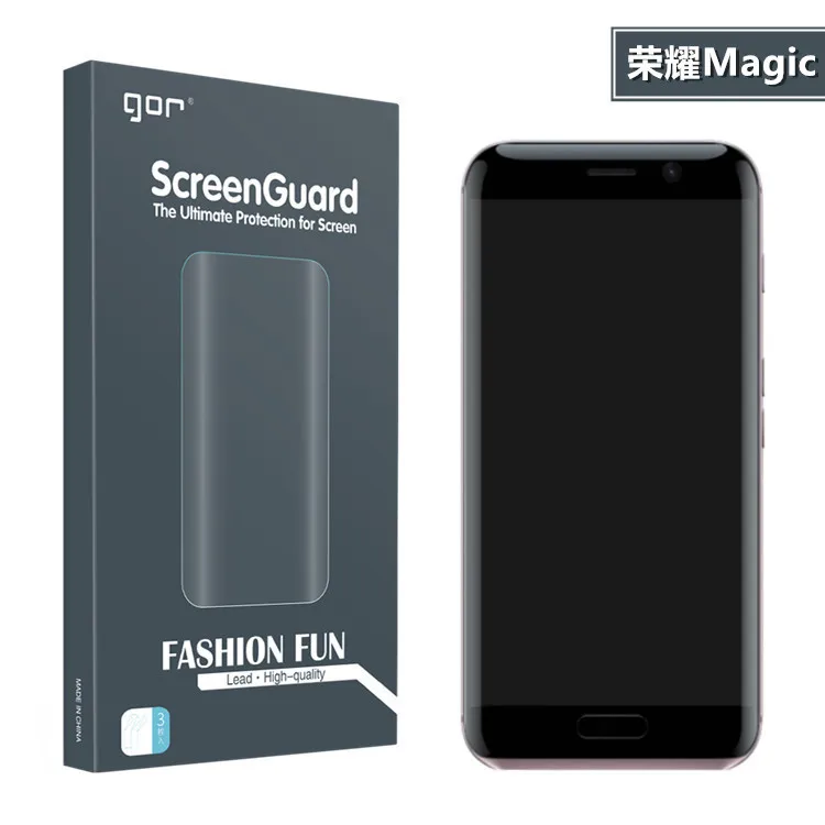 Для HUAWEI honor Магия 10 коробка GOR 3D изогнутые полный защитные ПЭТ + ТПУ прозрачный