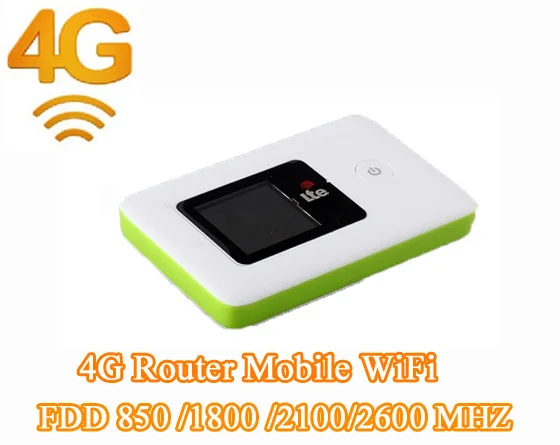 Разблокирован мини 4 г WI FI LTE маршрутизатор Мобильный Wi Fi 3G FDD 850/1800 /2100/2600 мГц UMTS edge
