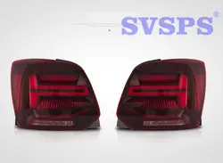 Высокое качество автомобильный Стайлинг левый и правый фонарь заднего бампера стоп-сигнал для Volkswagen Polo, Golf MK6 2006-2016