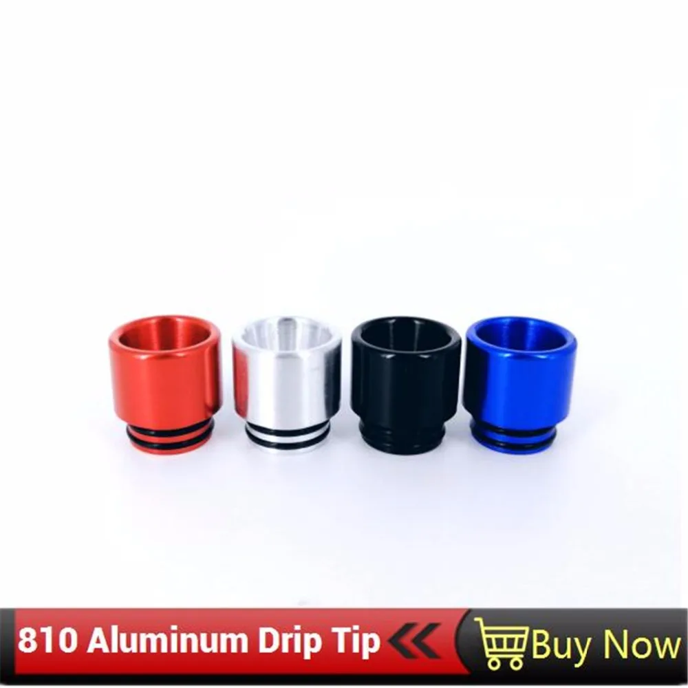 Veeape Aluminum Metal Colors 810 Vape Drip Tips mouthpiece wide bore 4