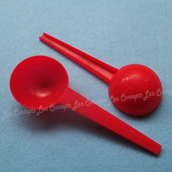 

30g / 60ML Plastic HDPE Spoon Measuring Scoop 30 gram red Spoons for medical milk powder Liquid - 120pcs/lot Free shipping