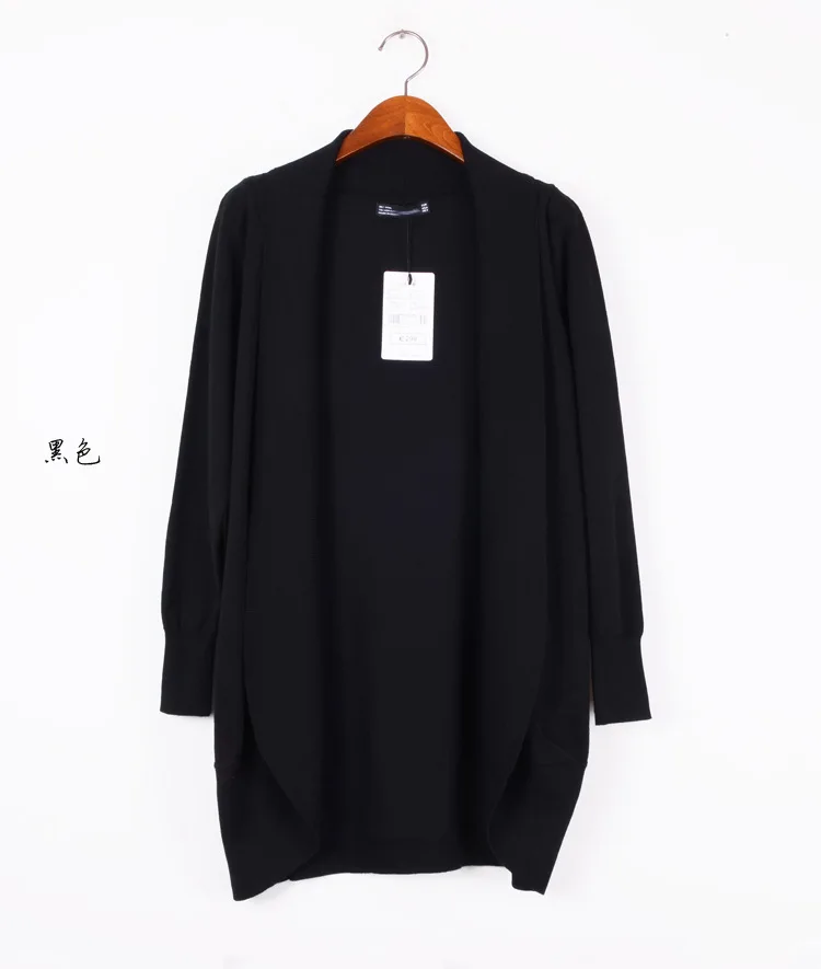 Free shipping soft comfortable new fashion women knitted sweater cardigan outerwear shawl long sleeve jacket knitwear coats