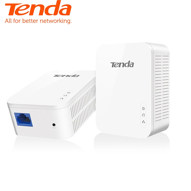 Tenda 1 пара PH3 1000 Мбит/с Комплект Gigabit сетевой адаптер Powerline сетевой адаптер AV1000 Ethernet ПЛК адаптер IPTV homeplug AV2