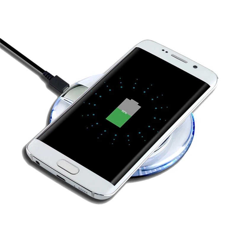 

New Arriva Qi Wireless Charger Dock Charging Pad Mobile Phone Adapter Wirless Charge Cell for Samsung Galaxy S7 S6 edge Note 4 5