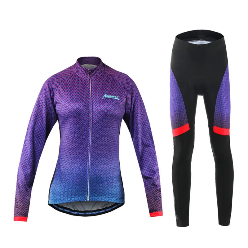 

High Quality Quick Dry Oudoor Sport Cycling Trekking Sets Bike Hiking Long Sleeve Sun Protective Jacket Tights Pants Women Suits