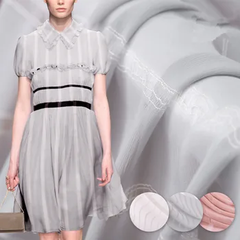 

Thin silk crepe fabric silk tulle summer dress fabric scarf silk fabric for dress natural silk fabric cloth