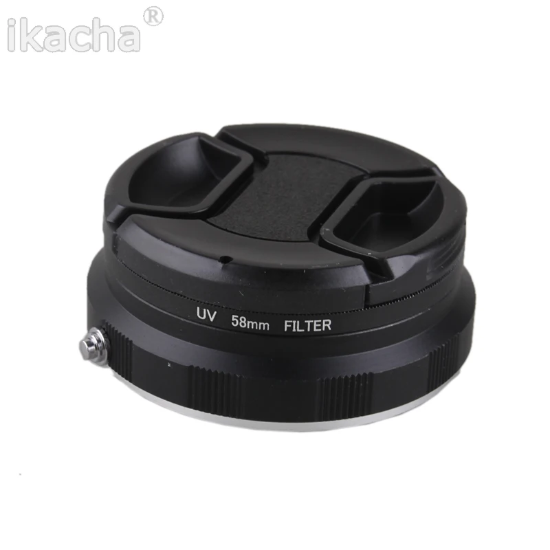 Цифровой Камера макрообъектив Обратный адаптер + 58 мм UV + 58 мм крышка объектива для Pentax