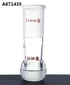 

A671435 synthware, Adapter with ball joint, top joint: 14/20, bottom joint:35/20