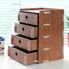 1 шт. Desktop Корея Творческий artisan дерево мусора incorporated отделка многофункциональный ящик деревянный ящик A021