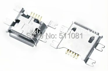 20 шт. smd chip Micro USB 5p 5-контактный разъем usb для порта передачи данных планшетных ПК