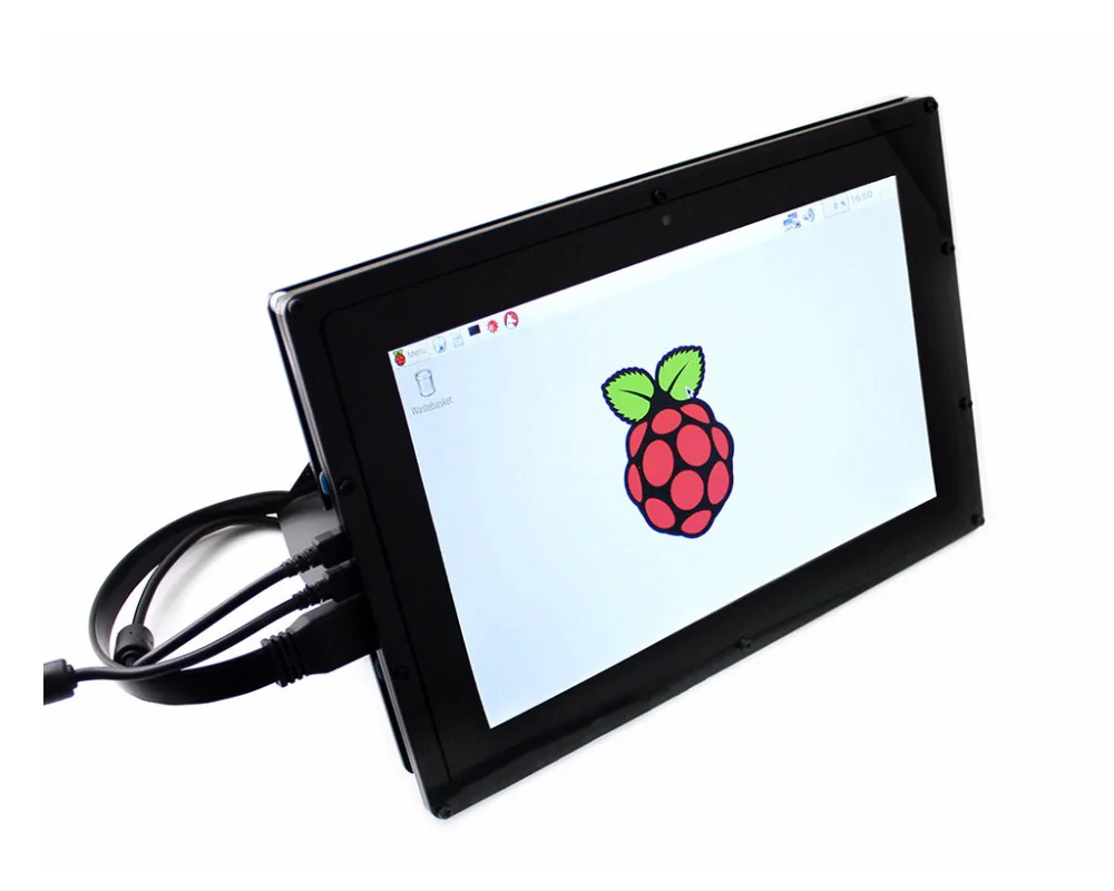 RPI 3B + B 10 1 дюймов HDMI LCD с чехлом для ЕС 1280x800 разрешение сенсорный дисплей Поддержка