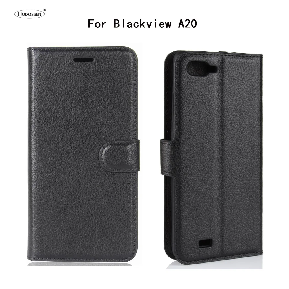 

HUDOSSEN For Blackview A20 Case Luxury Flip Leather Back Cover Phone Accessories Bags Skin Cases Fundas Para For Blackview A20