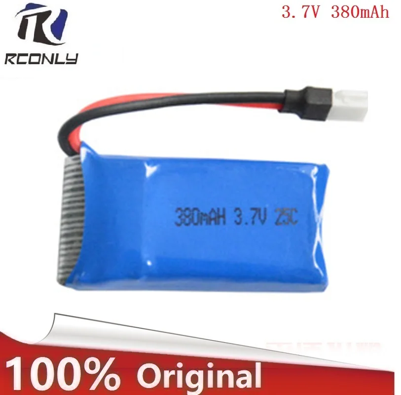 

5pcs/lot 3.7V 380mah Lipo Battery For Hubsan h107 Venus reached 385 H107D axis aircraft model aircraft battery 3.7 V 380 mah