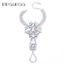 PPG& PGG модный Макси браслет на ногу, ювелирные изделия из кристаллов, сексуальные массивные длинные подвески, пляжные браслеты для женщин