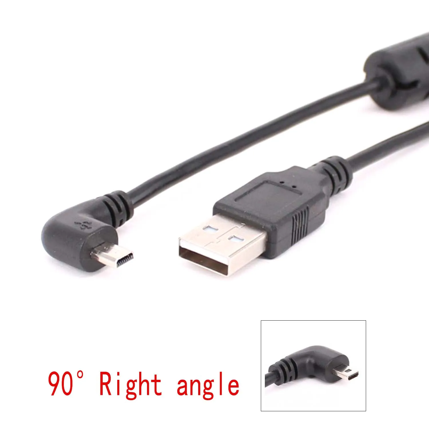 

90 angle data sync usb cable cord For Nikon Coolpix D7100 D5300 D5200 D5100 D3300 D3200 S9500