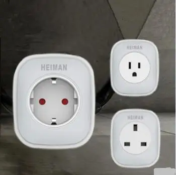 Продвижение Heiman Zigbee Измерение мощности Plug control power On off Socket устройство «умный дом» через приложение Smart Zone