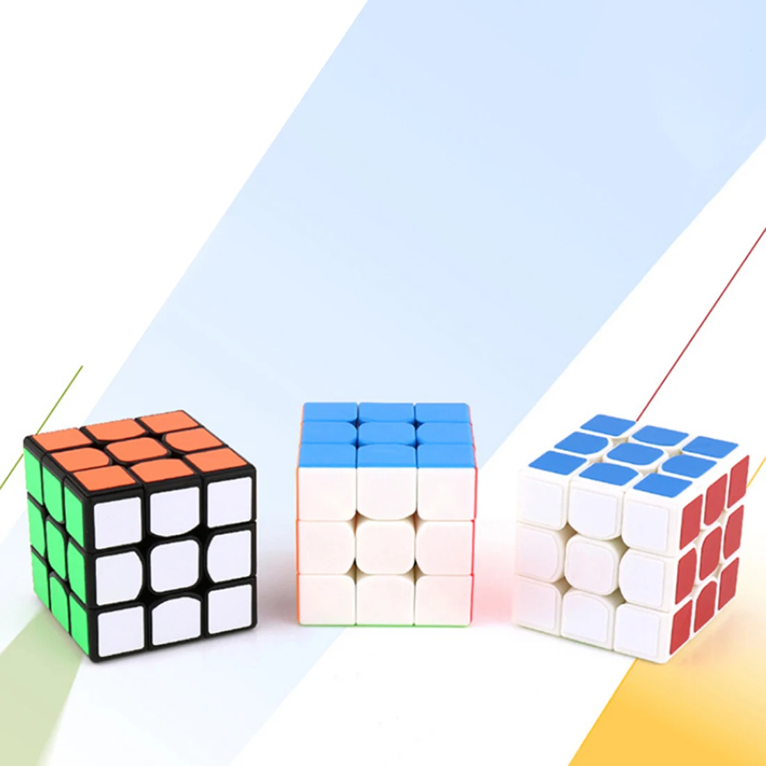 Moyu Красочный мини 3x3x3 трехслойный магический куб профессиональный соревнование