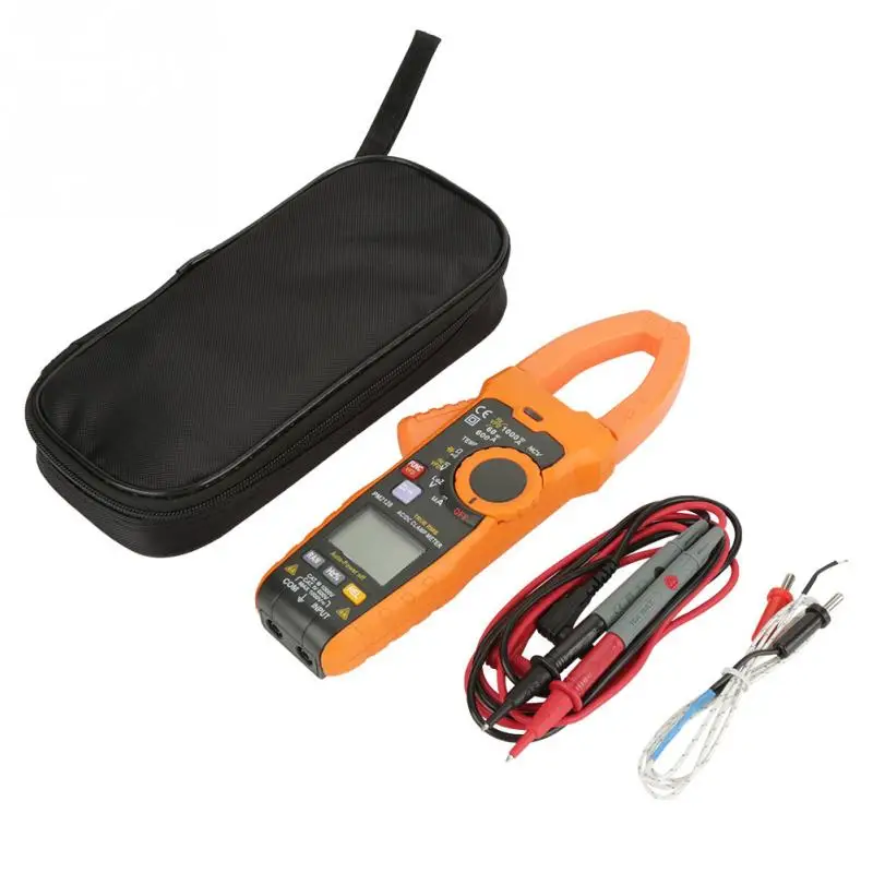 

PEAKMETER PM2128 Handheld Digital AC/DC Voltage Current Clamp Meter Resistance Capacitance Non-contact Clamp Meter