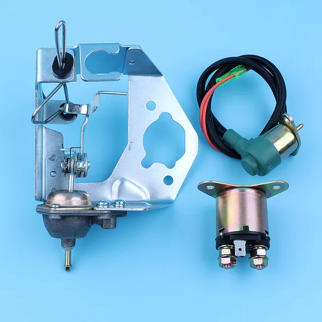 Manual Choke Starter Relay Carb Solenoid Valve Kit For Honda GX390