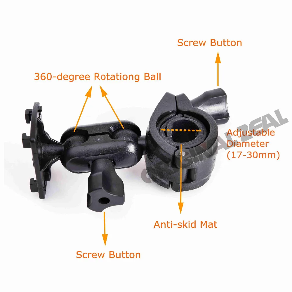 INIZEAL, универсальный, вращающийся на 360 градусов, регулируемый, для велосипеда, мотоцикла, на руль, зеркало, крепление на сиденье, колыбель, держатель для сумки, поддержка-A