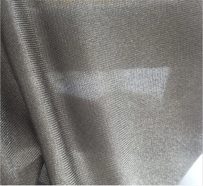 

100% silver fiber anti radiation fabric electroconductive antistatic fabric for maternity dress