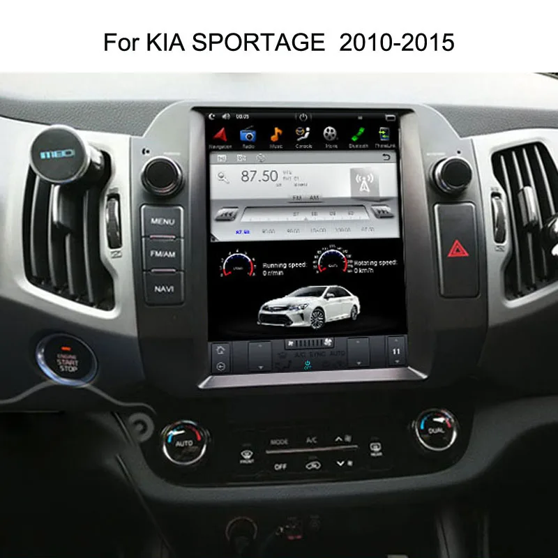 10 4 &quotTesla Android Fit KIA Sportage 2010 2011 2012 2013 2014 2015 автомобильный dvd-плеер навигация gps радио |