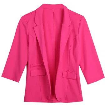 

2017 New Plus Size Womens Business Suits Spring Autumn All-match women Jackets Short Slim long-sleeve Women Suit